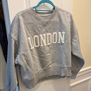 Lou & Grey Heather Gray Sweatshirt